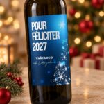 Vánoční etiketa na víno 6 – Detail etikety – PF 2027