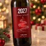 Vánoční etiketa na víno 30 – Detail etikety – PF 2027