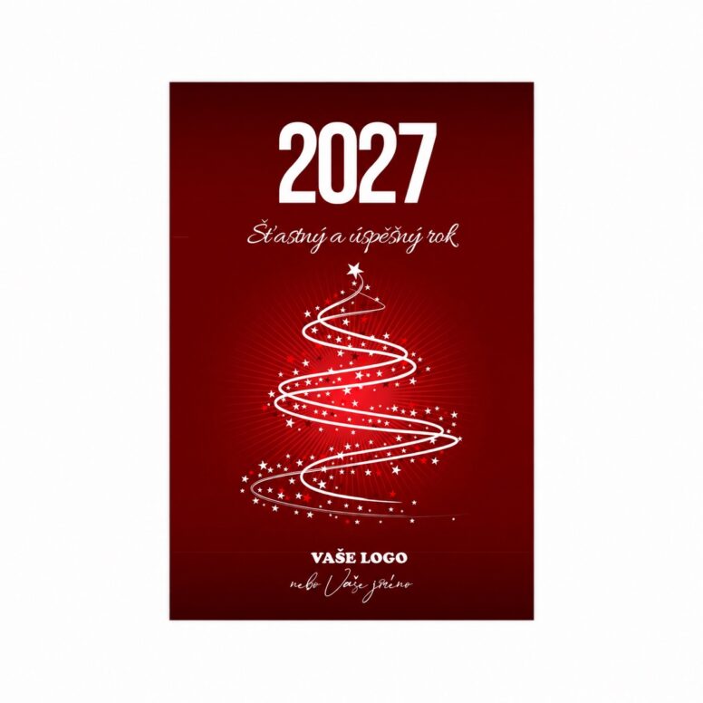 Firemní vánoční etiketa na víno 30 – PF 2027.