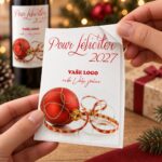 Vánoční etiketa na víno 37 – Odlepování samolepky – PF 2027