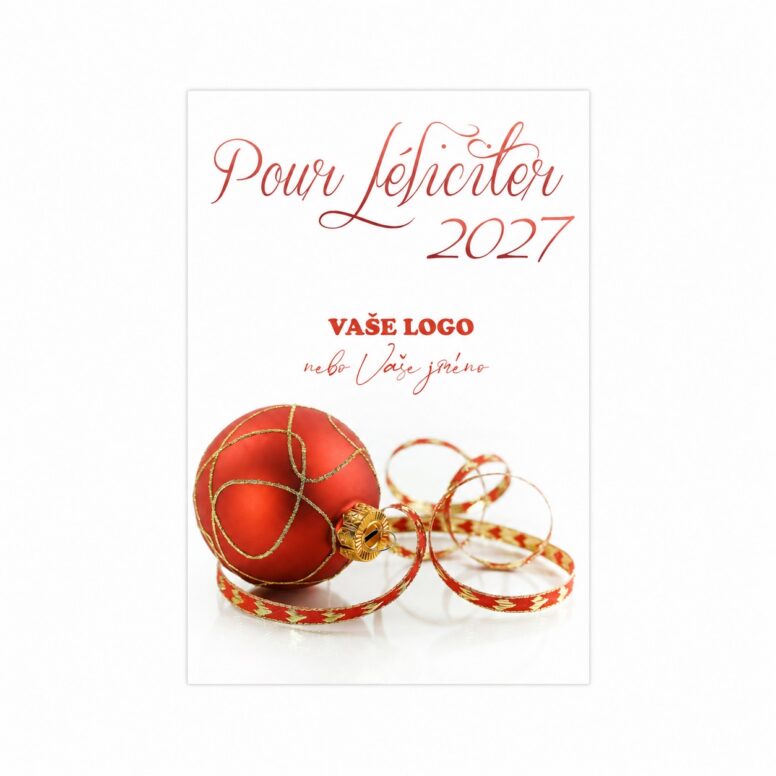 Firemní vánoční etiketa na víno 37 – PF 2027.