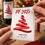 Vánoční etiketa na víno 69 – Odlepování samolepky – PF 2027