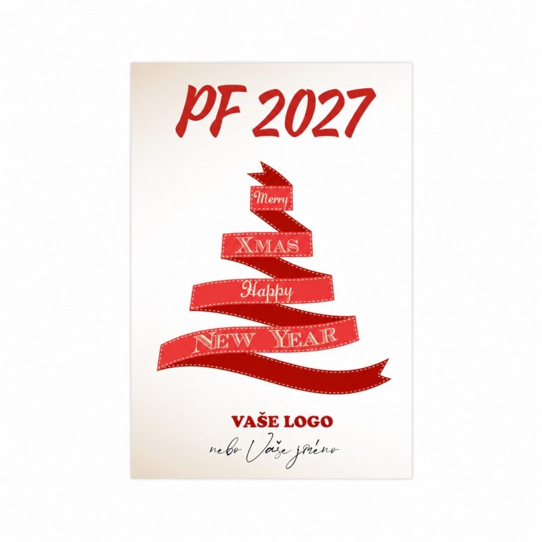 Firemní vánoční etiketa na víno 69 – PF 2027.