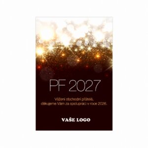 Firemní vánoční etiketa na víno 87 – PF 2027.