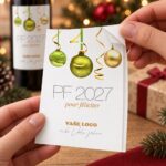 Vánoční etiketa na víno 92 – Odlepování samolepky – PF 2027
