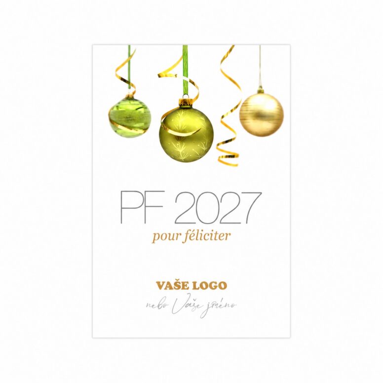 Firemní vánoční etiketa na víno 92 – PF 2027.