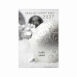 Firemní vánoční etiketa na víno 123 – PF 2027.