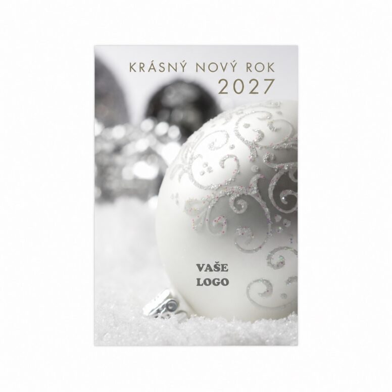 Firemní vánoční etiketa na víno 123 – PF 2027.