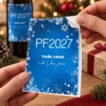 Vánoční etiketa na víno 125 – Odlepování samolepky – PF 2027