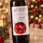 Vánoční etiketa na víno 129 – Detail etikety – PF 2027