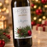 Vánoční etiketa na víno 158 – Detail etikety – PF 2027