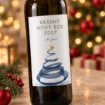 Vánoční etiketa na víno 169 – Detail etikety – PF 2027