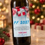Vánoční etiketa na víno 389 – Detail etikety – PF 2027