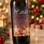 Vánoční etiketa na víno 401 – Detail etikety – PF 2027
