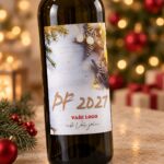 Vánoční etiketa na víno 404 – Detail etikety – PF 2027