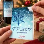 Vánoční etiketa na víno 417 – Odlepování samolepky – PF 2027