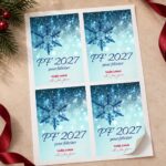 Vánoční etiketa na víno 417 – Samolepky na archu – PF 2027