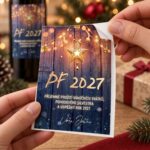Vánoční etiketa na víno 426 – Odlepování samolepky – PF 2027