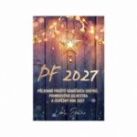 Firemní vánoční etiketa na víno 426 – PF 2027.