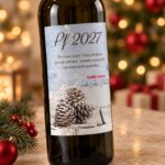 Vánoční etiketa na víno 436 – Detail etikety – PF 2027