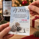 Vánoční etiketa na víno 436 – Odlepování samolepky – PF 2027