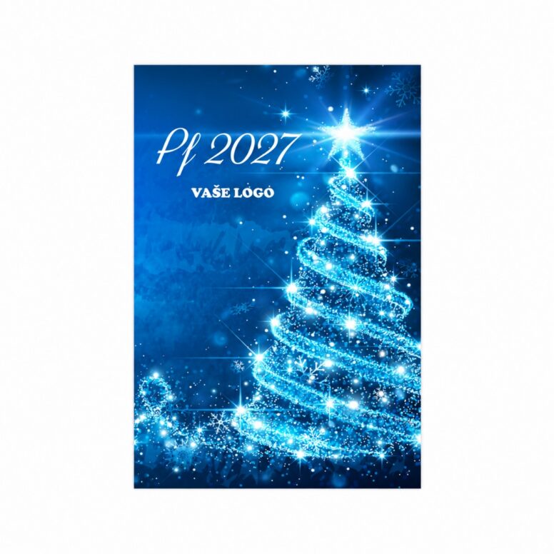 Firemní vánoční etiketa na víno 446 – PF 2027.