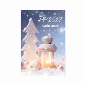 Firemní vánoční etiketa na víno 462 – PF 2027.