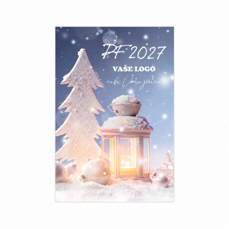 Firemní vánoční etiketa na víno 462 – PF 2027.