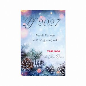 Firemní vánoční etiketa na víno 463 – PF 2027.