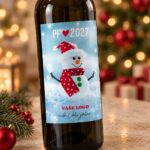 Vánoční etiketa na víno 470 – Detail etikety – PF 2027