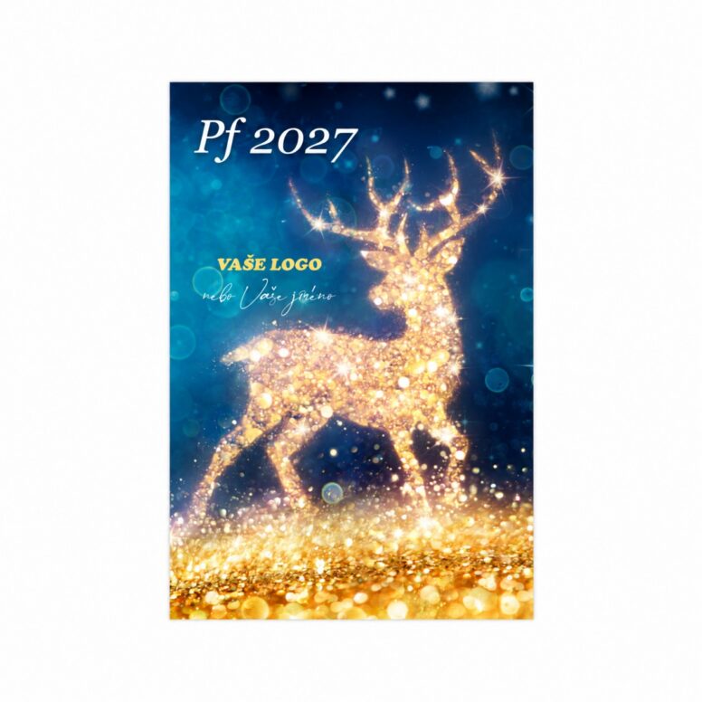 Firemní vánoční etiketa na víno 472 – PF 2027.