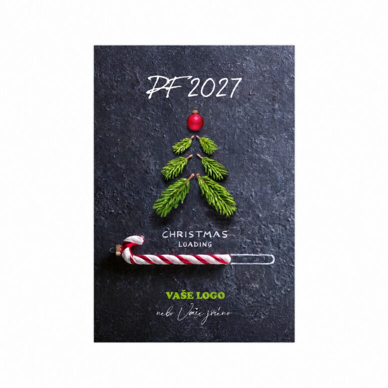 Firemní vánoční etiketa na víno 473 – PF 2027.