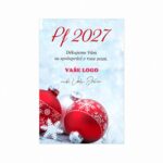 Firemní vánoční etiketa na víno 505 – PF 2027.