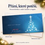 Novoročenka 278 se stromkem z hvězdiček a popisky personalizace