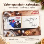 Rodinné album – novoročenka s vlastní fotografií a přáním.