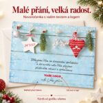Na provázku – novoročenka s nabídkou vlastního textu a loga.