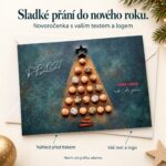 Stromek z cukroví – novoročenka s nabídkou vlastního textu a loga.