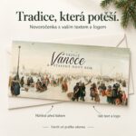 Historické Vánoce – novoročenka s nabídkou vlastního textu a loga.