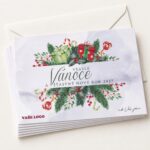 Malované Vánoce – detail novoročenky.