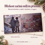 Děti – novoročenka s nabídkou vlastního textu a loga.
