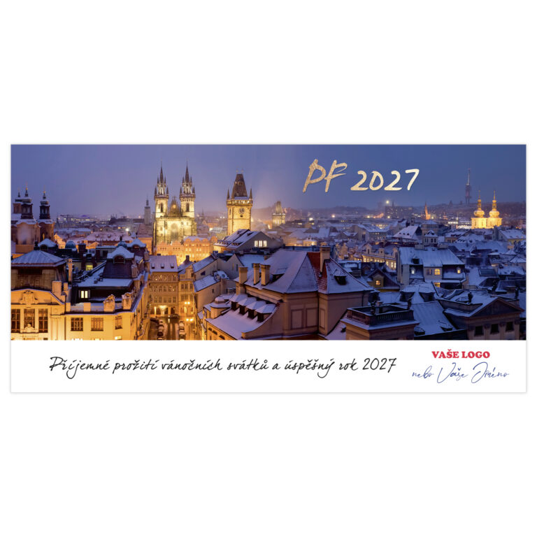 Novoročenka 459 – Noční zasněžená Praha