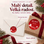 Vánoční samolepka 1 – PF 2027 – Různé velikosti