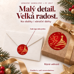 Vánoční samolepka 28 – PF 2027 – Různé velikosti