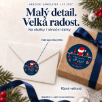 Vánoční samolepka 364 – PF 2027 – Různé velikosti
