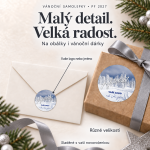 Vánoční samolepka 380 – PF 2027 – Různé velikosti