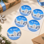 Vánoční samolepka 381 – PF 2027 – Produktový detail