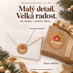 Vánoční samolepka 388 – PF 2027 – Různé velikosti