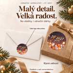 Vánoční samolepka 401 – PF 2027 – Různé velikosti