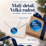Vánoční samolepka 42 – PF 2027 – Různé velikosti