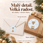 Vánoční samolepka 423 – PF 2027 – Různé velikosti